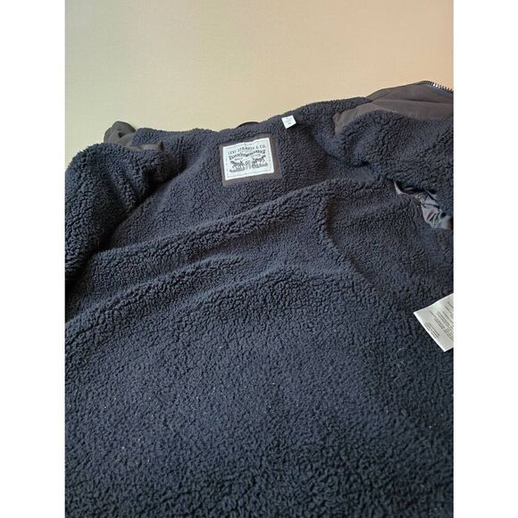 Levis Men's Soft Shell Hooded Coat Sz M - Picture 7 of 11
